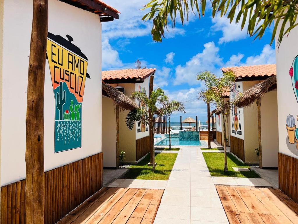Flats Villas Litoral Sul - Praia Pontal Do Peba - Piacabucu - Al Ngoại thất bức ảnh