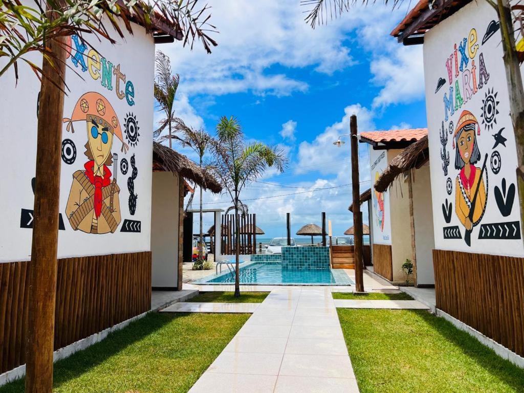 Flats Villas Litoral Sul - Praia Pontal Do Peba - Piacabucu - Al Ngoại thất bức ảnh